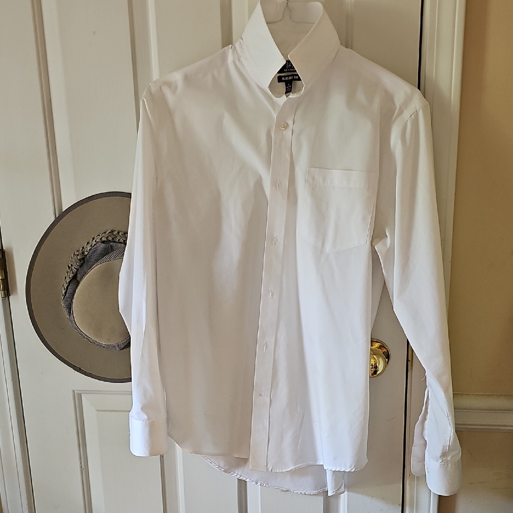 George Men's White Dress Shirt